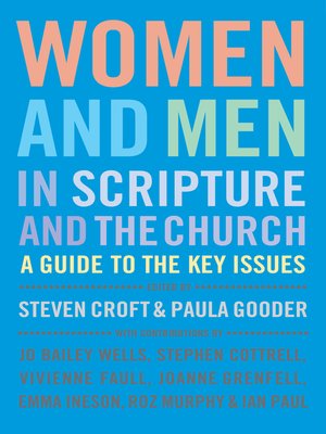 cover image of Women and Men in Scripture and the Church